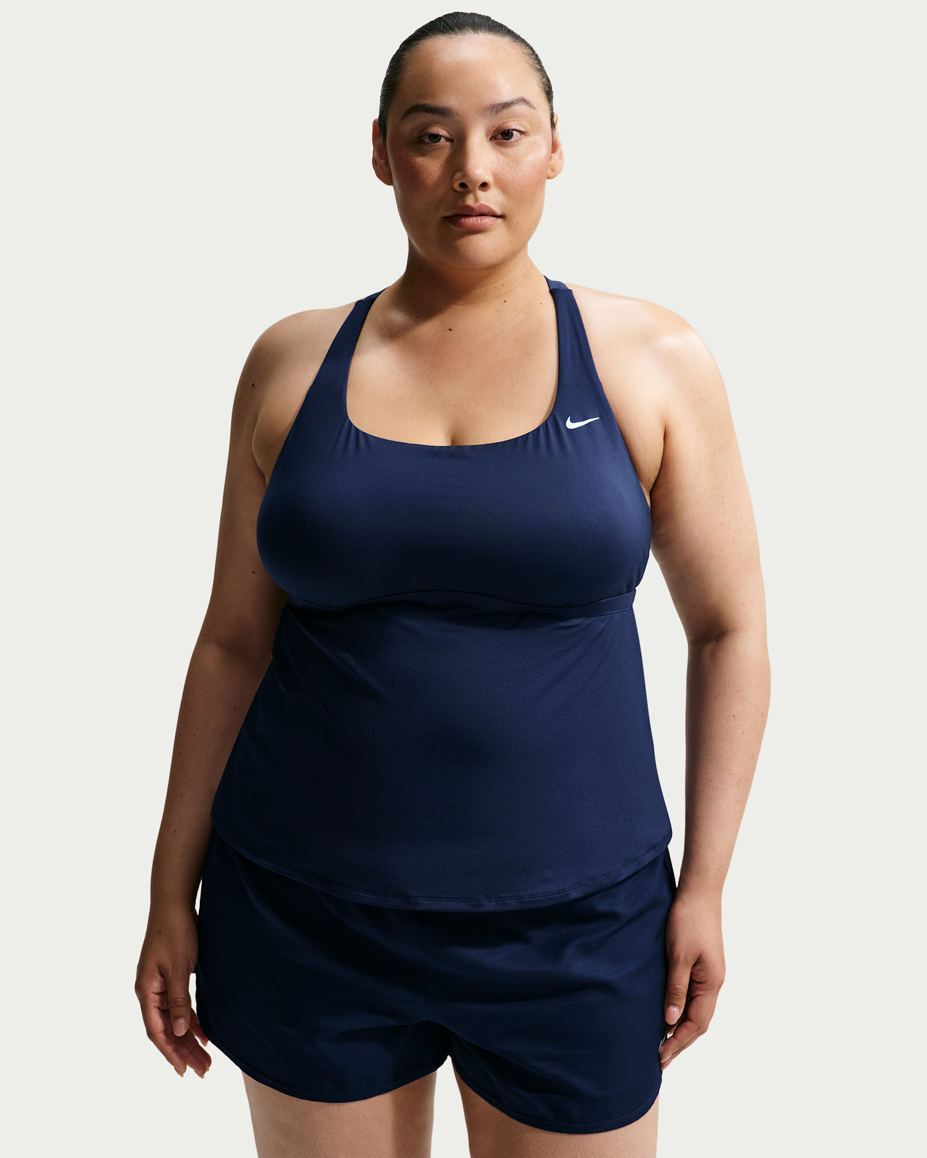 Nike Swim Effortless Essential Women's Square Neck Tankini (Plus